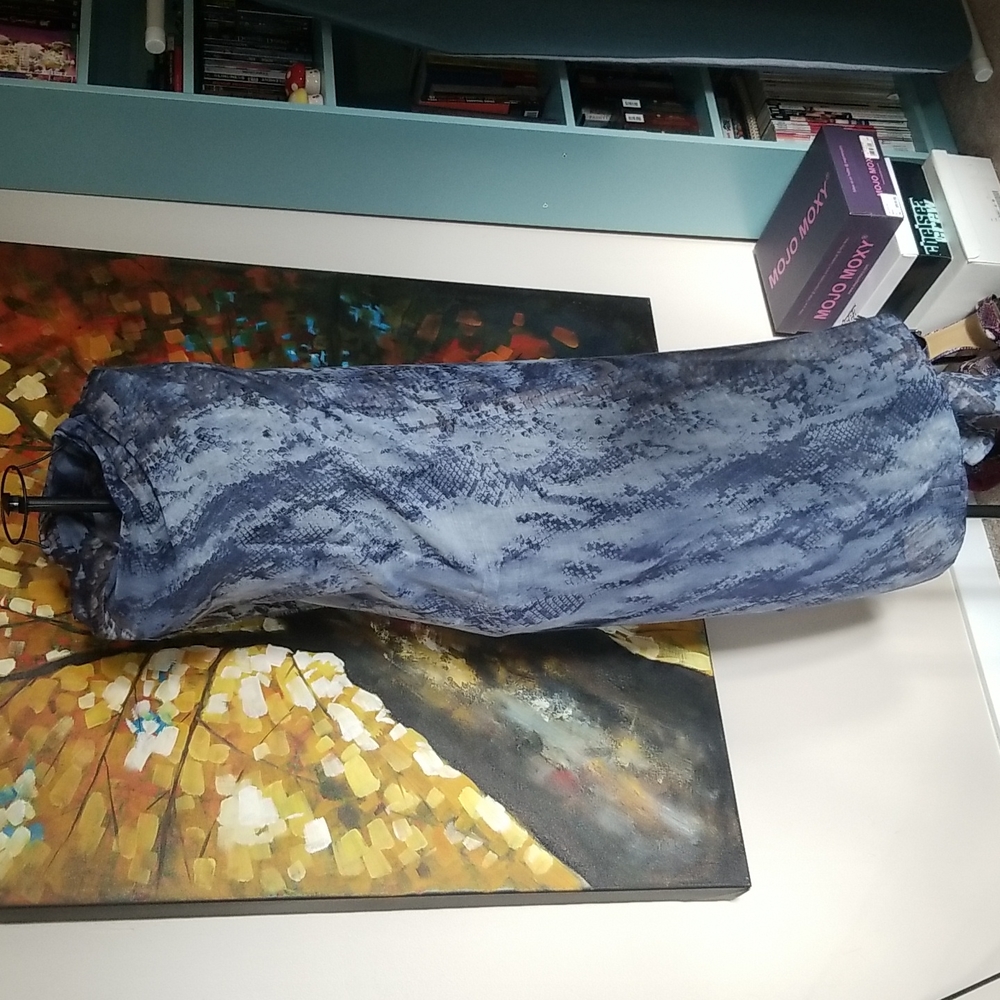 Snake print scarf